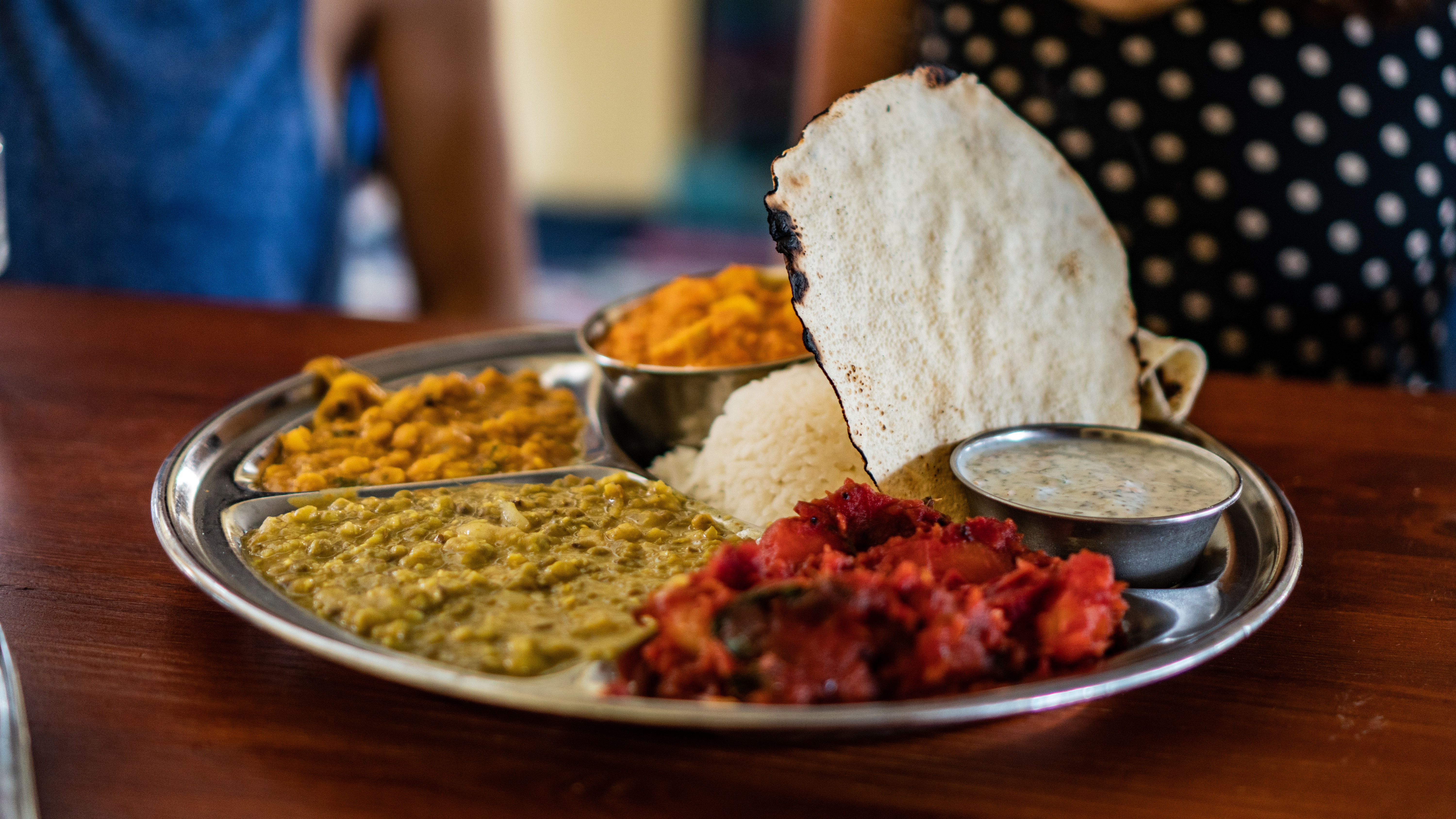 delicious thali lunch